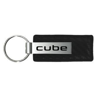 Autogold® - Cube Carbon Fiber Leather Key Chain