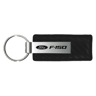 Autogold® - F-150 Black Carbon Fiber Leather Key Chain