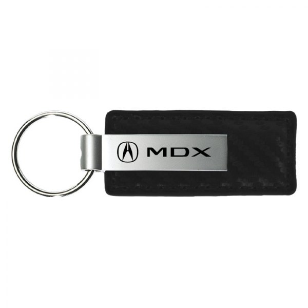 Autogold® - MDX Black Carbon Fiber Leather Key Chain