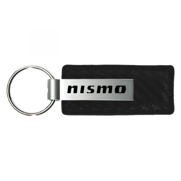 Autogold® - Nismo Black Carbon Fiber Leather Key Chain