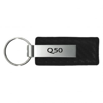 Autogold® - Q50 Carbon Fiber Leather Key Chain