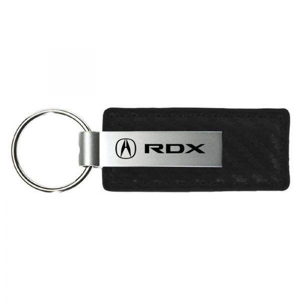 Autogold® - RDX Black Carbon Fiber Leather Key Chain