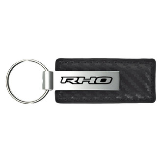 Autogold® - RHO Black Carbon Fiber Leather Key Chain