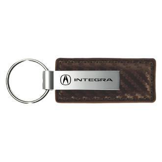 Autogold® - Integra Taupe Carbon Fiber Leather Key Chain