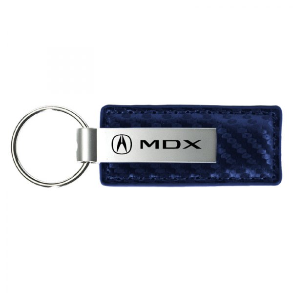 Autogold® - MDX Navy Carbon Fiber Leather Key Chain