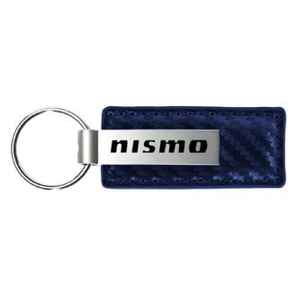 Autogold® - Nismo Logo Navy Carbon Fiber Leather Key Chain