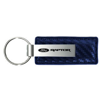 Autogold® - Raptor Navy Carbon Fiber Leather Key Chain
