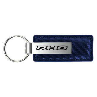 Autogold® - RHO Navy Carbon Fiber Leather Key Chain