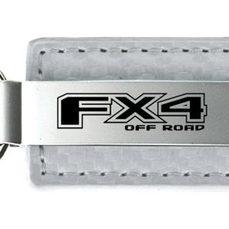 Autogold® - FX4 Black Carbon Fiber Leather Key Chain