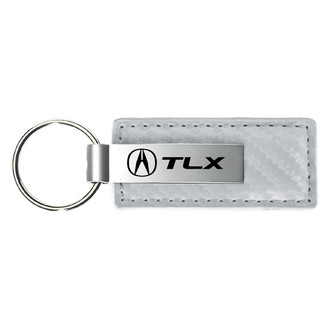 Autogold® - TLX White Carbon Fiber Leather Key Chain