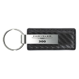 Autogold® - 300 Gun Metal Carbon Fiber Leather Key Chain