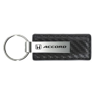 Autogold® - Accord Gun Metal Carbon Fiber Leather Key Chain