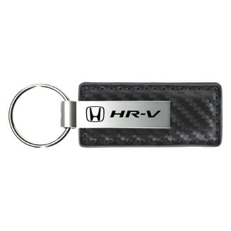 Autogold® - HR-V Gun Metal Leather Key Chain