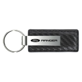 Autogold® - Ranger Gun Metal Carbon Fiber Leather Key Chain