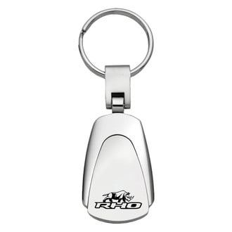 Autogold® - RHO Stacked Chrome Teardrop Key Chain