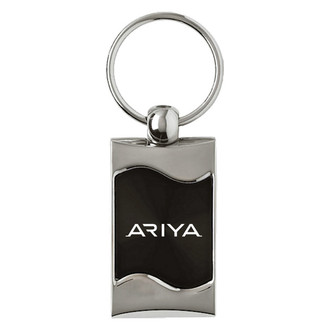 Autogold® - Ariya Black Rectangular Wave Key Chain