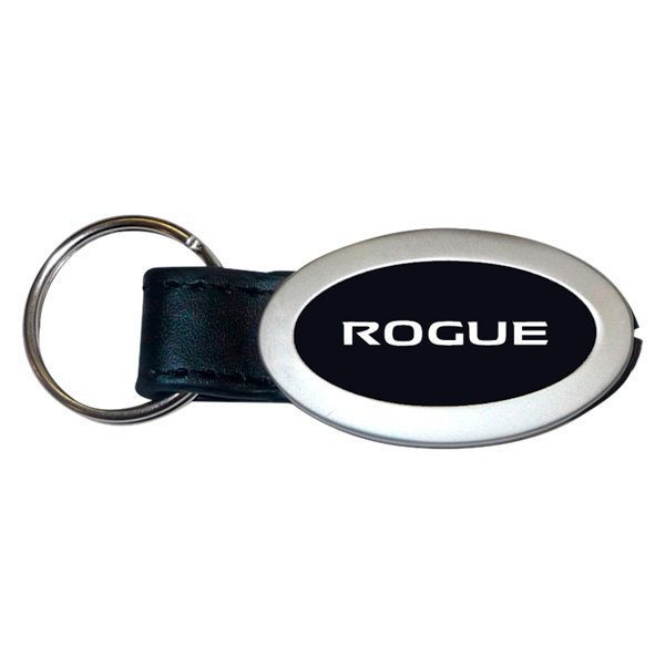 Autogold® - Rogue Logo Oval Leather Key Chain