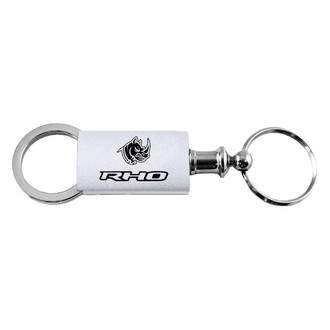 Autogold® - RHO Head Silver Anodized Aluminum Valet Key Chain