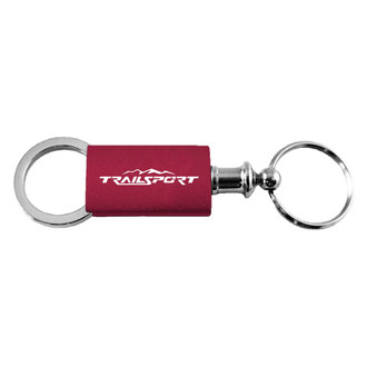 Autogold® - TrailSport Burgundy Anodized Aluminum Valet Key Chain