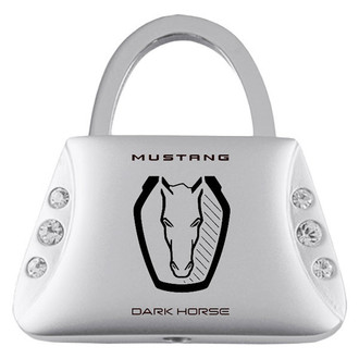 Autogold® - Dark Horse Jeweled Purse Key Chain