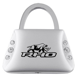 Autogold® - RHO Stacked Jeweled Purse Key Chain