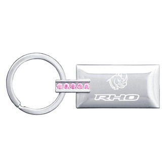 Autogold® - RHO Head Pink Rectangular Key Chain