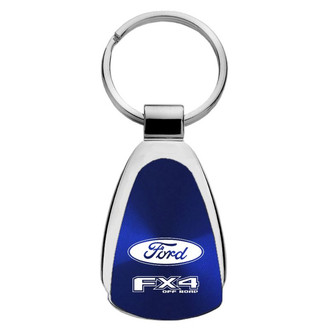Autogold® - FX4 Blue Teardrop Key Chain