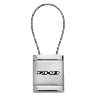 Autogold® - RHO Satin-Chrome Cable Key Chain