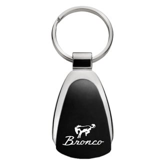 Autogold® - Bronco Black Teardrop Key Chain