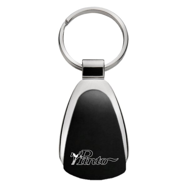 Autogold® - Pinto Black Teardrop Key Chain