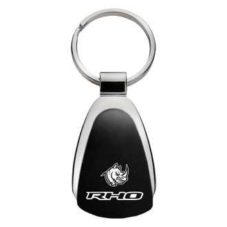 Autogold® - RHO Head Black Teardrop Key Chain