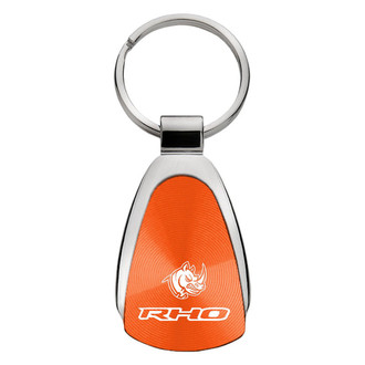 Autogold® - RHO Head Orange Teardrop Key Chain