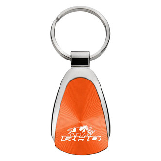 Autogold® - RHO Stacked Orange Teardrop Key Chain