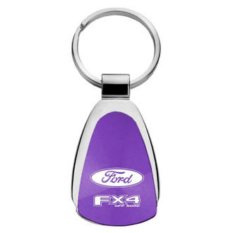 Autogold® - FX4 Purple Teardrop Key Chain