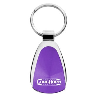 Autogold® - Longhorn Limited Edition Purple Teardrop Key Chain