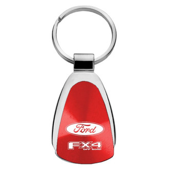 Autogold® - FX4 Red Teardrop Key Chain
