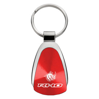Autogold® - RHO Head Red Teardrop Key Chain