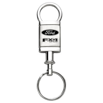 Autogold® - FX4 Satin-Chrome Valet Key Chain