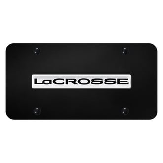 Autogold® - License Plate with 3D Chrome LaCrosse Logo
