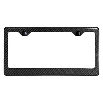 Autogold® - Gloss Black License Plate Frame