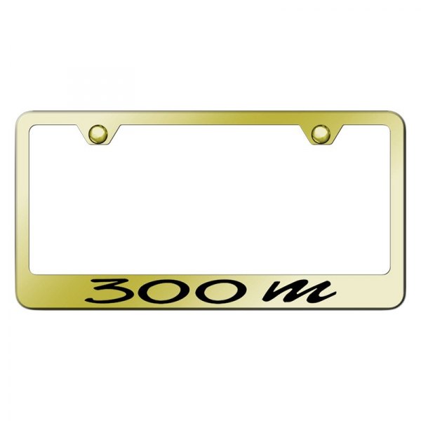 Autogold® - License Plate Frame with Laser Etched 300M Logo