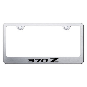 Autogold® - License Plate Frame with Laser Etched 370Z Logo