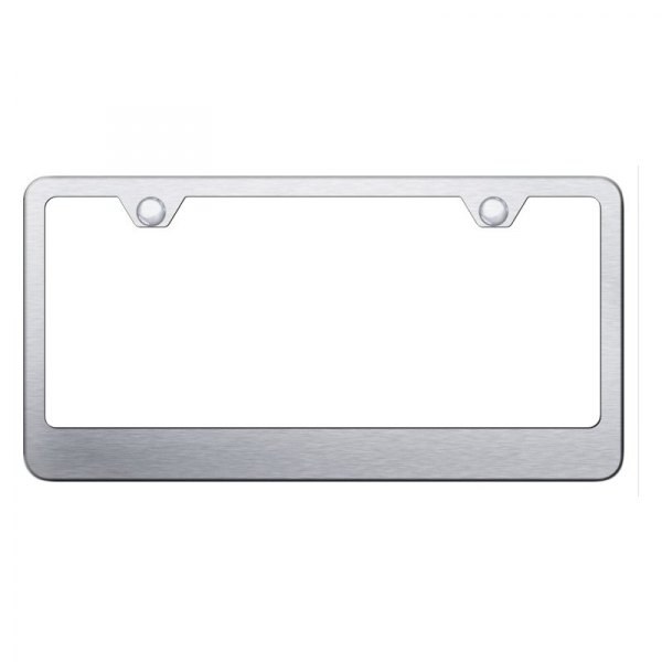 Autogold® - 2-Hole Bottom License Plate Frame