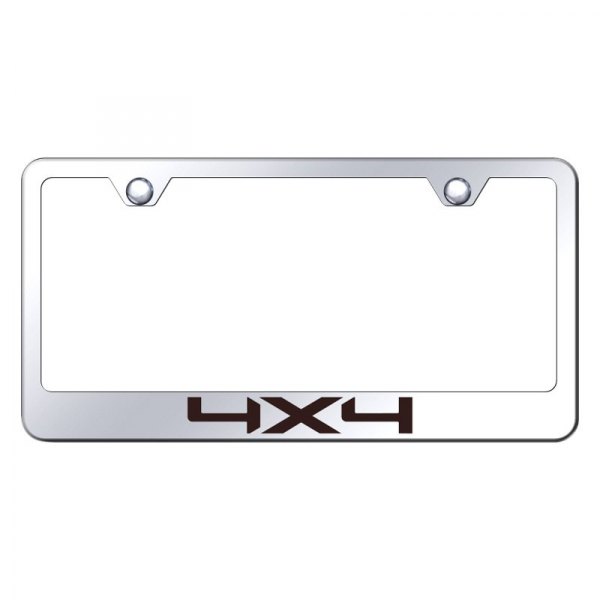 Autogold® - License Plate Frame with Laser Etched 4X4 Logo