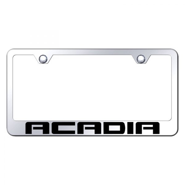 Autogold® - License Plate Frame with Laser Etched Acadia Logo