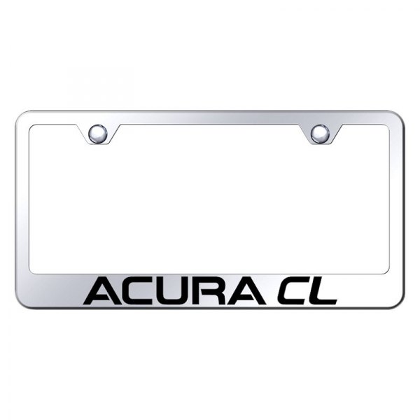 Autogold® - License Plate Frame with Laser Etched Acura CL Logo