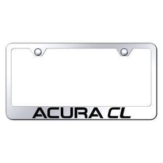 Autogold® - Chrome License Plate Frame with Laser Etched Acura CL Logo