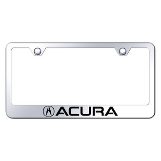 Autogold® - Chrome License Plate Frame with Laser Etched Acura Logo