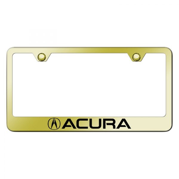 Autogold® - License Plate Frame with Laser Etched Acura Logo