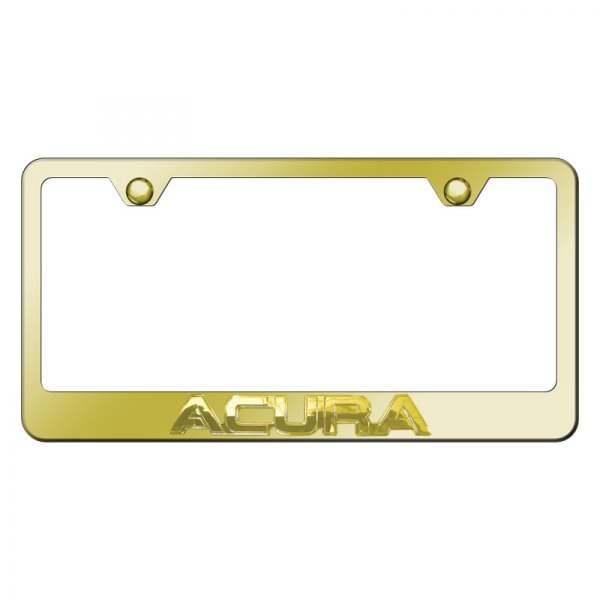 Autogold® - License Plate Frame with 3D Acura Logo